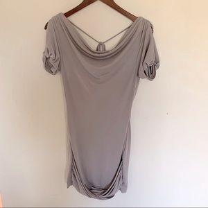 Never worn taupe dress BCBGMaxAriza